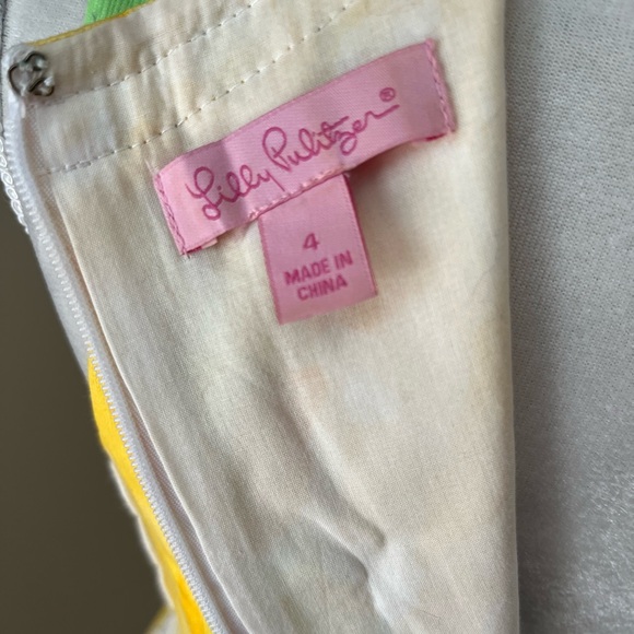 Lilly Pulitzer “Mila” Shift Dress in Sunglow size 4 - Picture 5 of 10